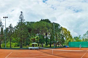 Теннисный корт с покрытием Гранд Слим Премиум